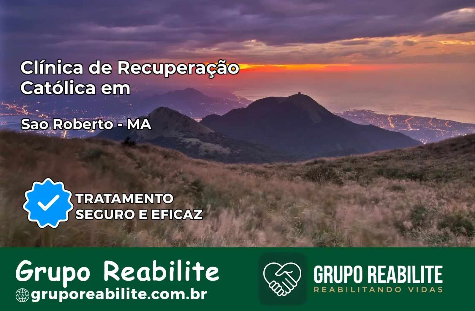 Clínica de Recuperação Católica em São Roberto | Internação 24h