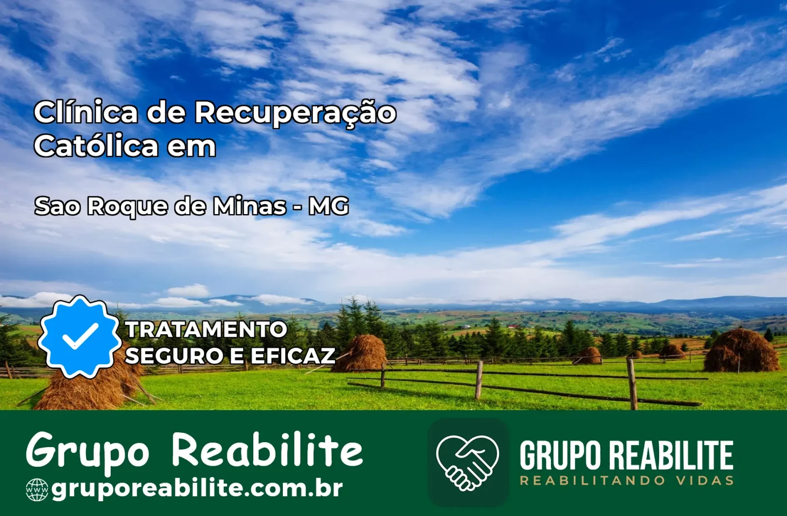 Clínica de Recuperação Católica em São Roque de Minas | Internação 24h