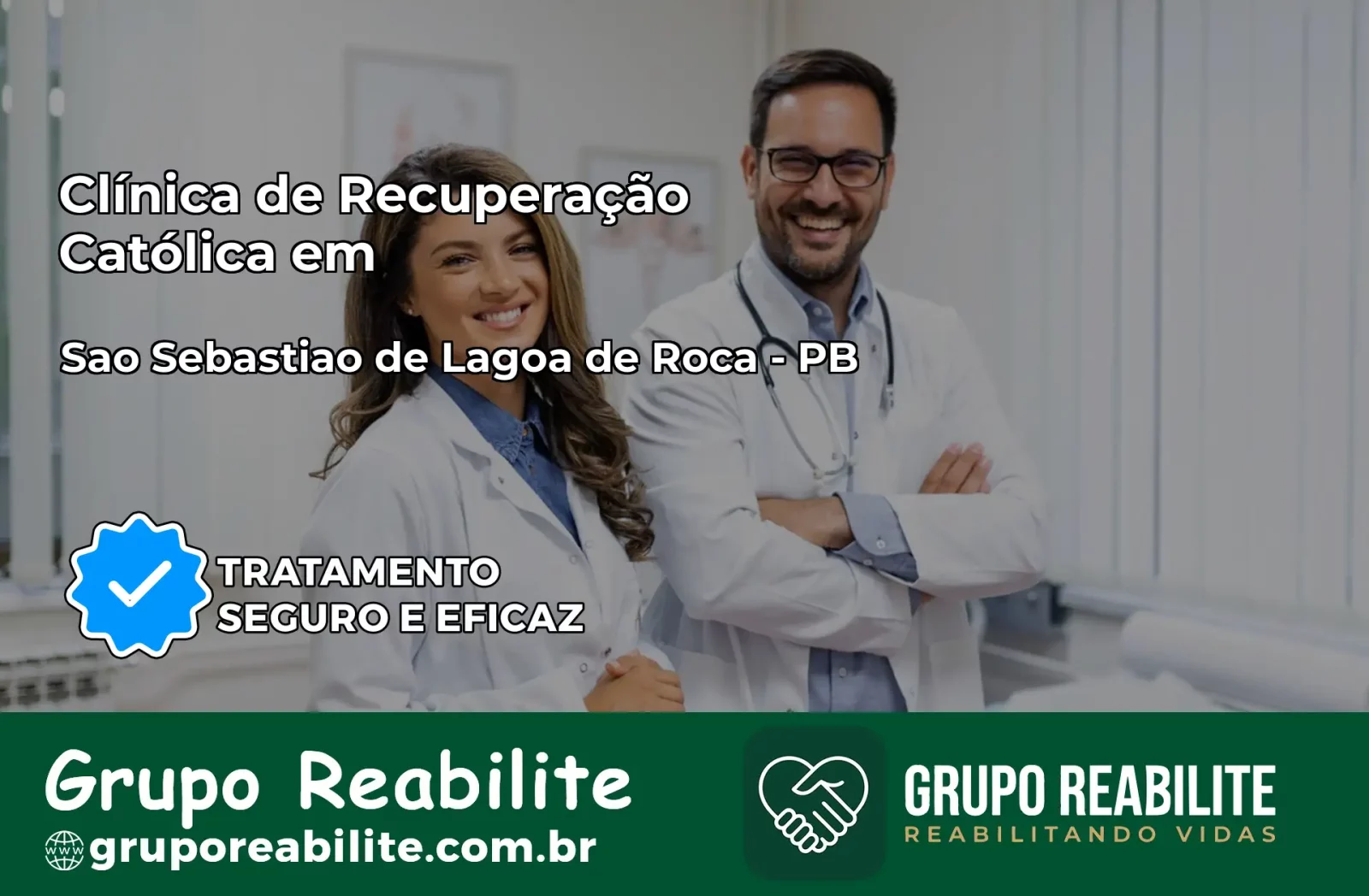 Clínica de Recuperação Católica em São Sebastião de Lagoa de Roça | Internação 24h