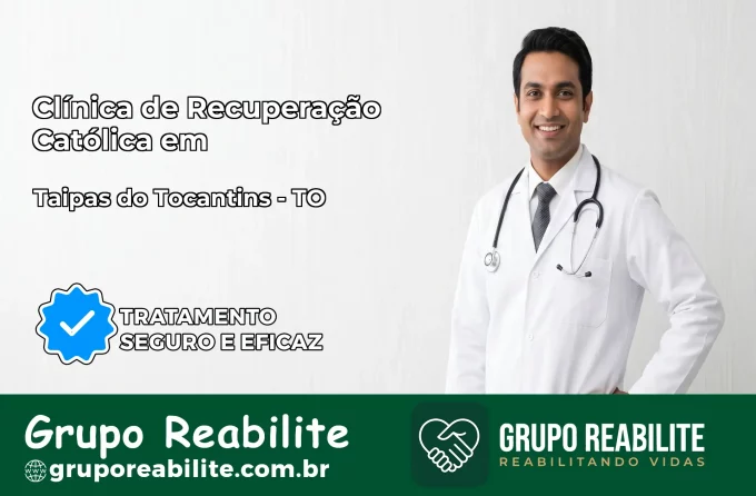 Clínica de Recuperação Católica em Taipas do Tocantins | Internação 24h