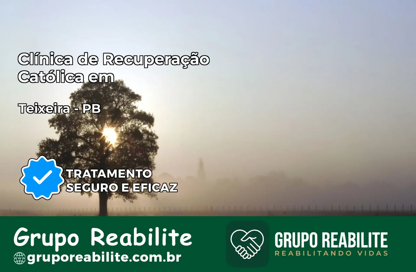 Clínica de Recuperação Católica em Teixeira | Internação 24h