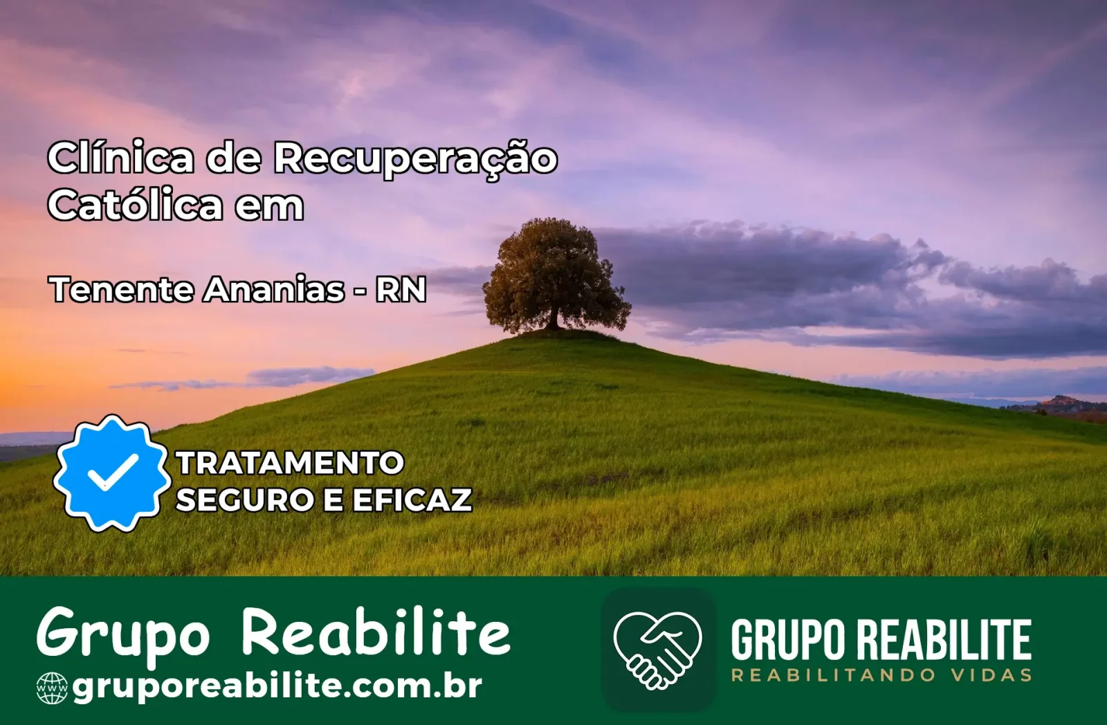 Clínica de Recuperação Católica em Tenente Ananias | Internação 24h