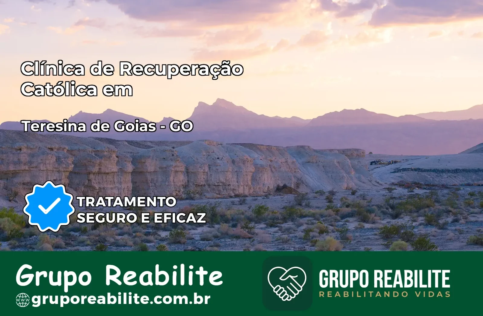 Clínica de Recuperação Católica em Teresina de Goiás | Internação 24h