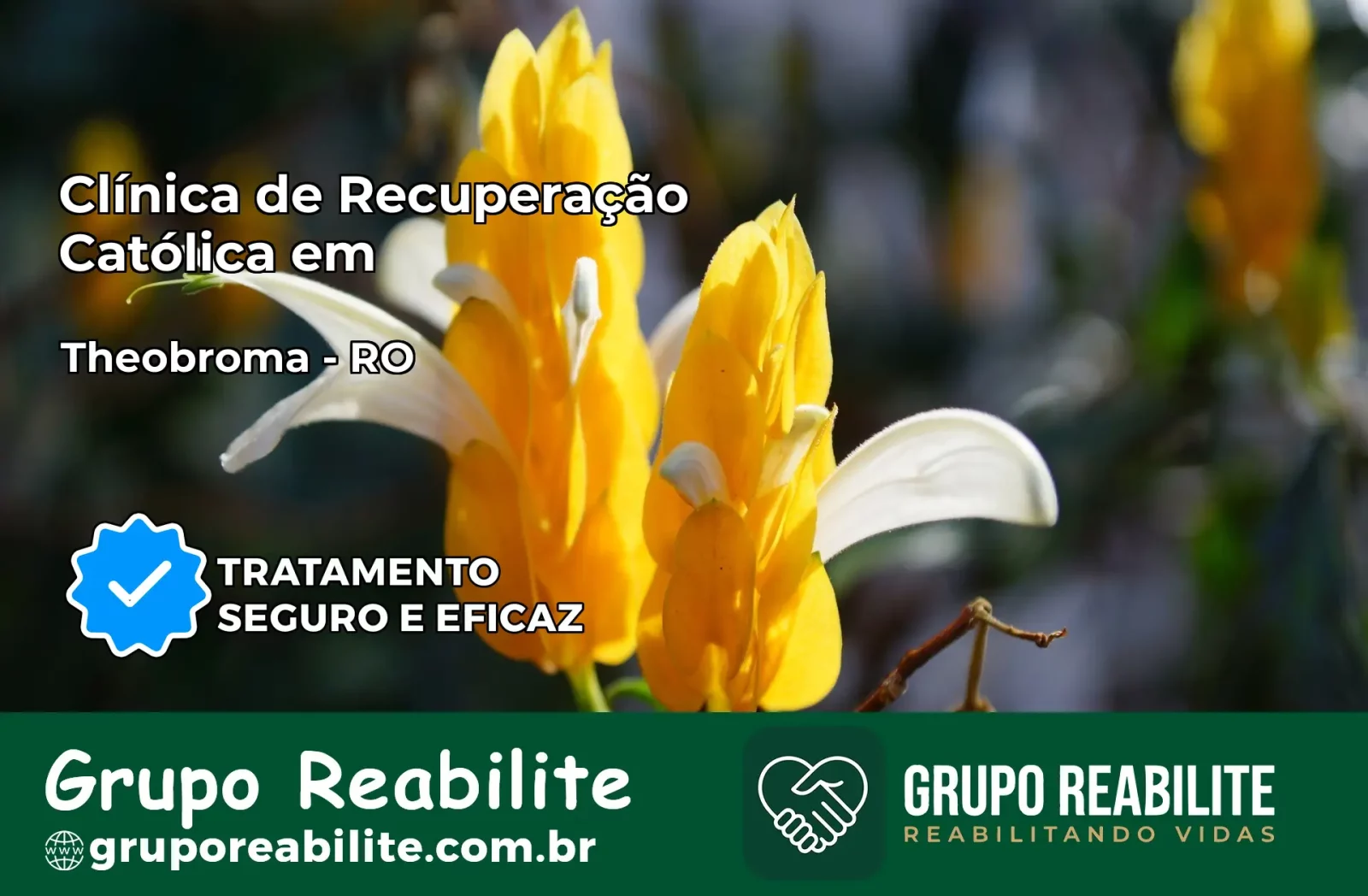 Clínica de Recuperação Católica em Theobroma | Internação 24h