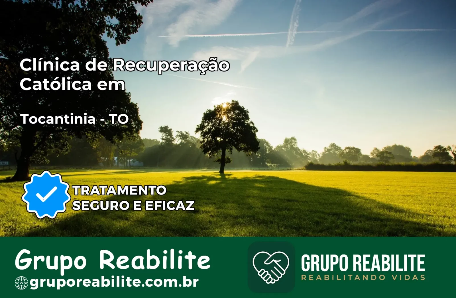 Clínica de Recuperação Católica em Tocantínia | Internação 24h