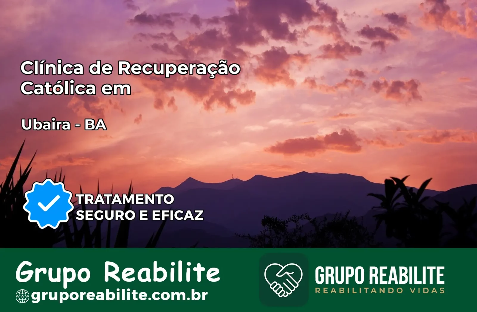 Clínica de Recuperação Católica em Ubaíra | Internação 24h