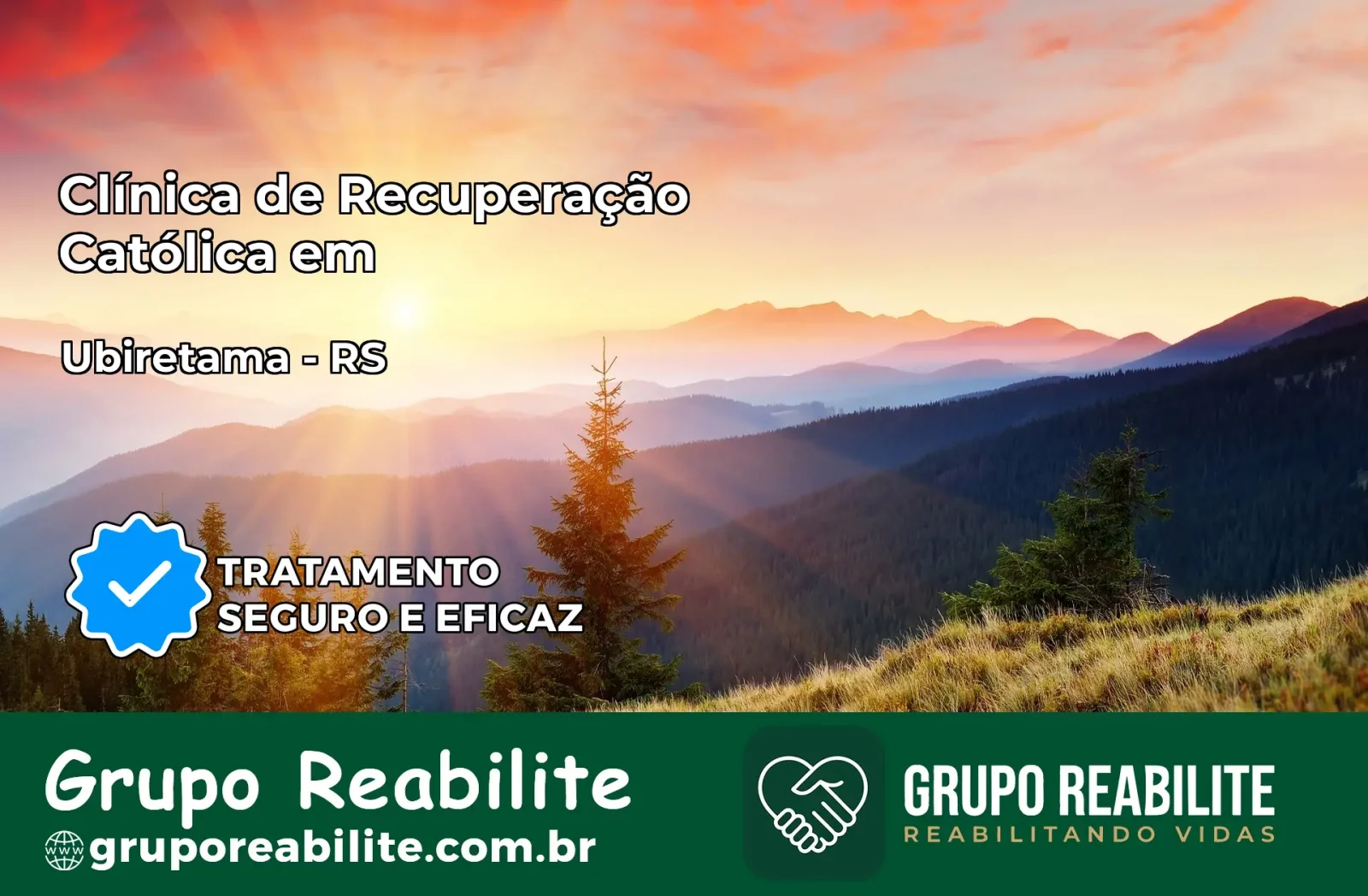 Clínica de Recuperação Católica em Ubiretama | Internação 24h