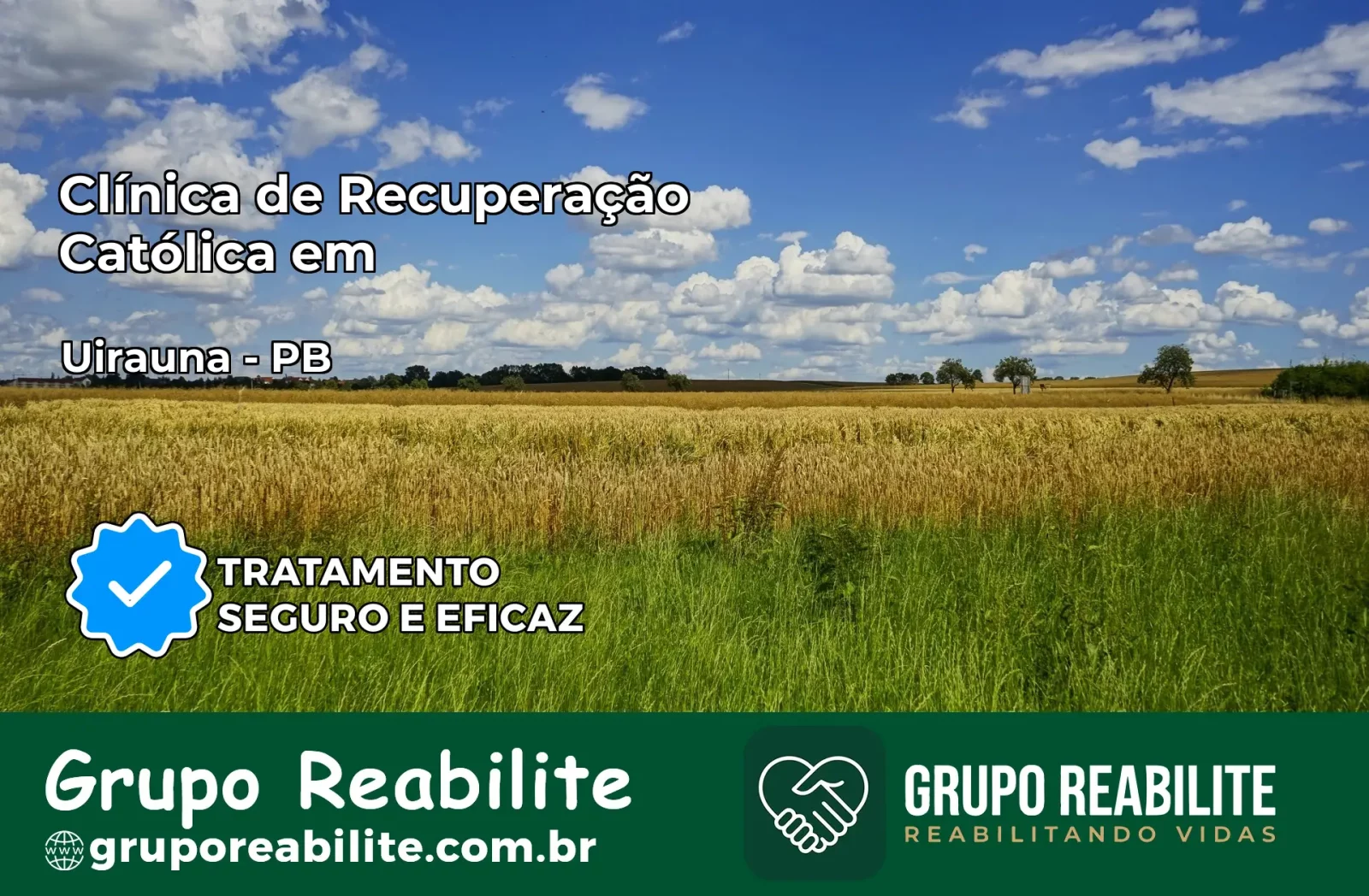 Clínica de Recuperação Católica em Uiraúna | Internação 24h