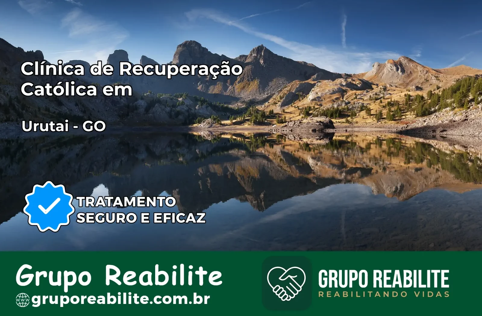 Clínica de Recuperação Católica em Urutaí | Internação 24h