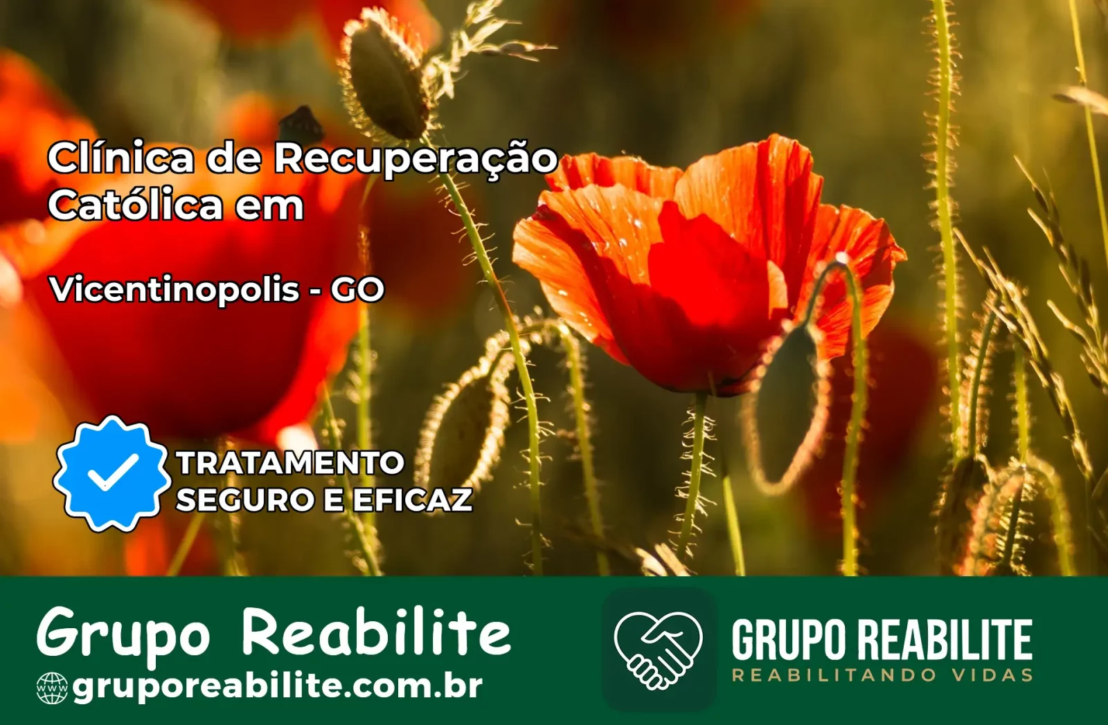 Clínica de Recuperação Católica em Vicentinópolis | Internação 24h