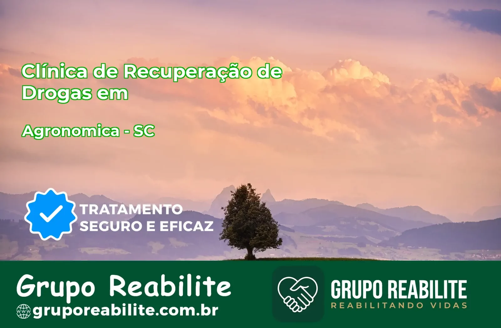 🚨 Clínica de Recuperação de Drogas em Agronômica - SC