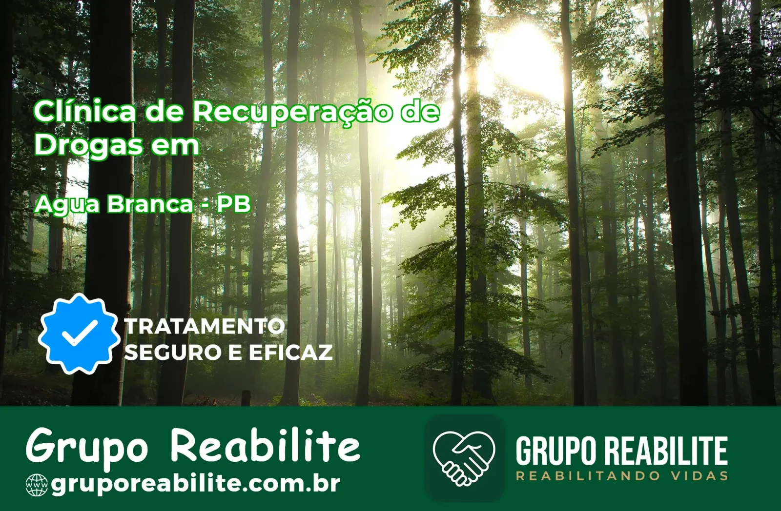 🚨 Clínica de Recuperação de Drogas em Água Branca - PB