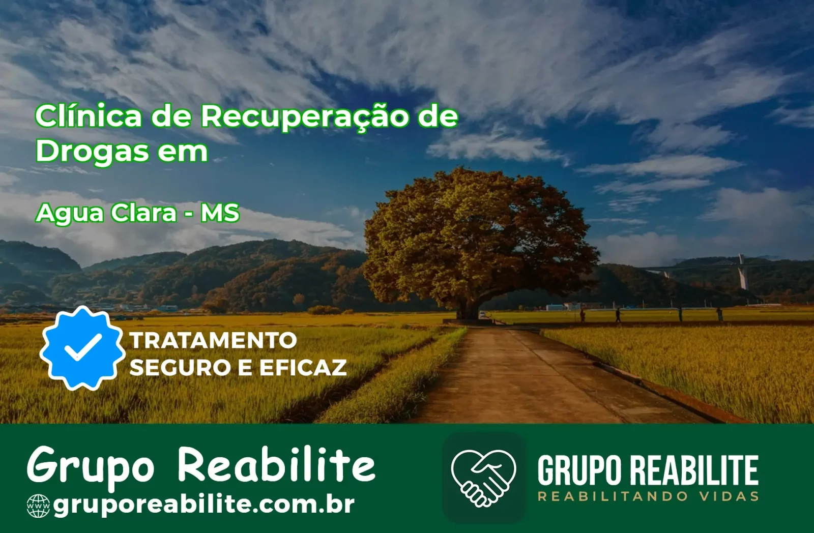 🚨 Clínica de Recuperação de Drogas em Água Clara - MS