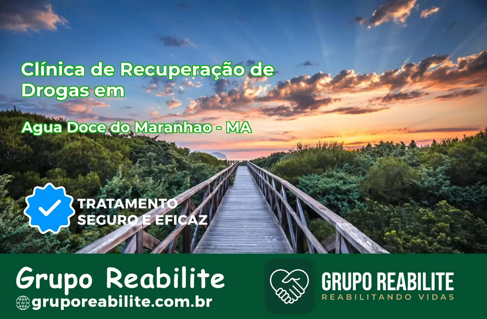🚨 Clínica de Recuperação de Drogas em Água Doce do Maranhão - MA