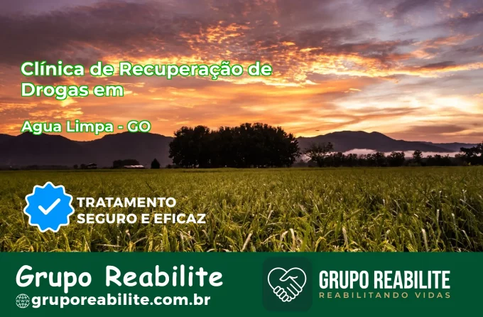 🚨 Clínica de Recuperação de Drogas em Água Limpa - GO