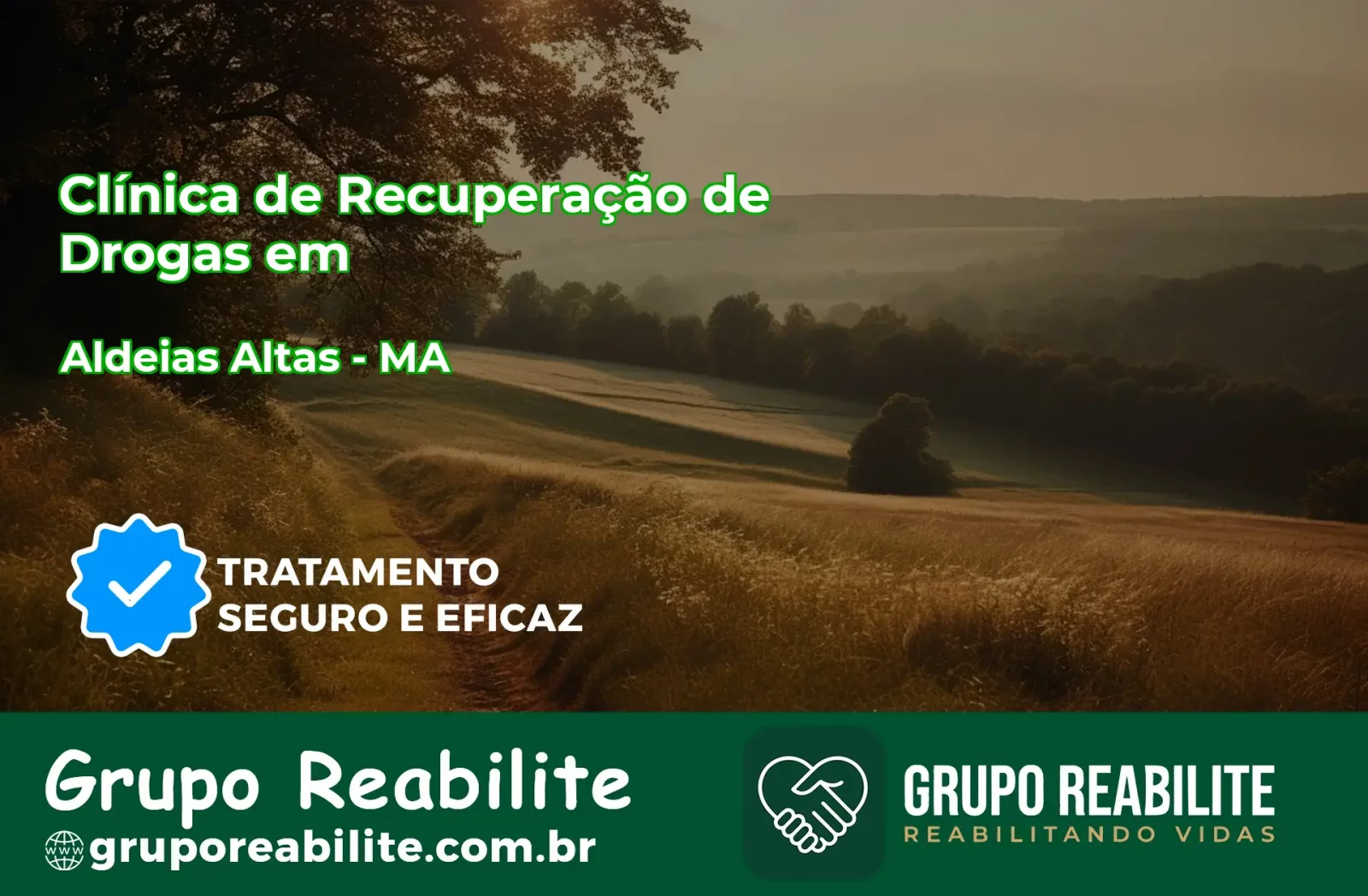 🚨 Clínica de Recuperação de Drogas em Aldeias Altas - MA