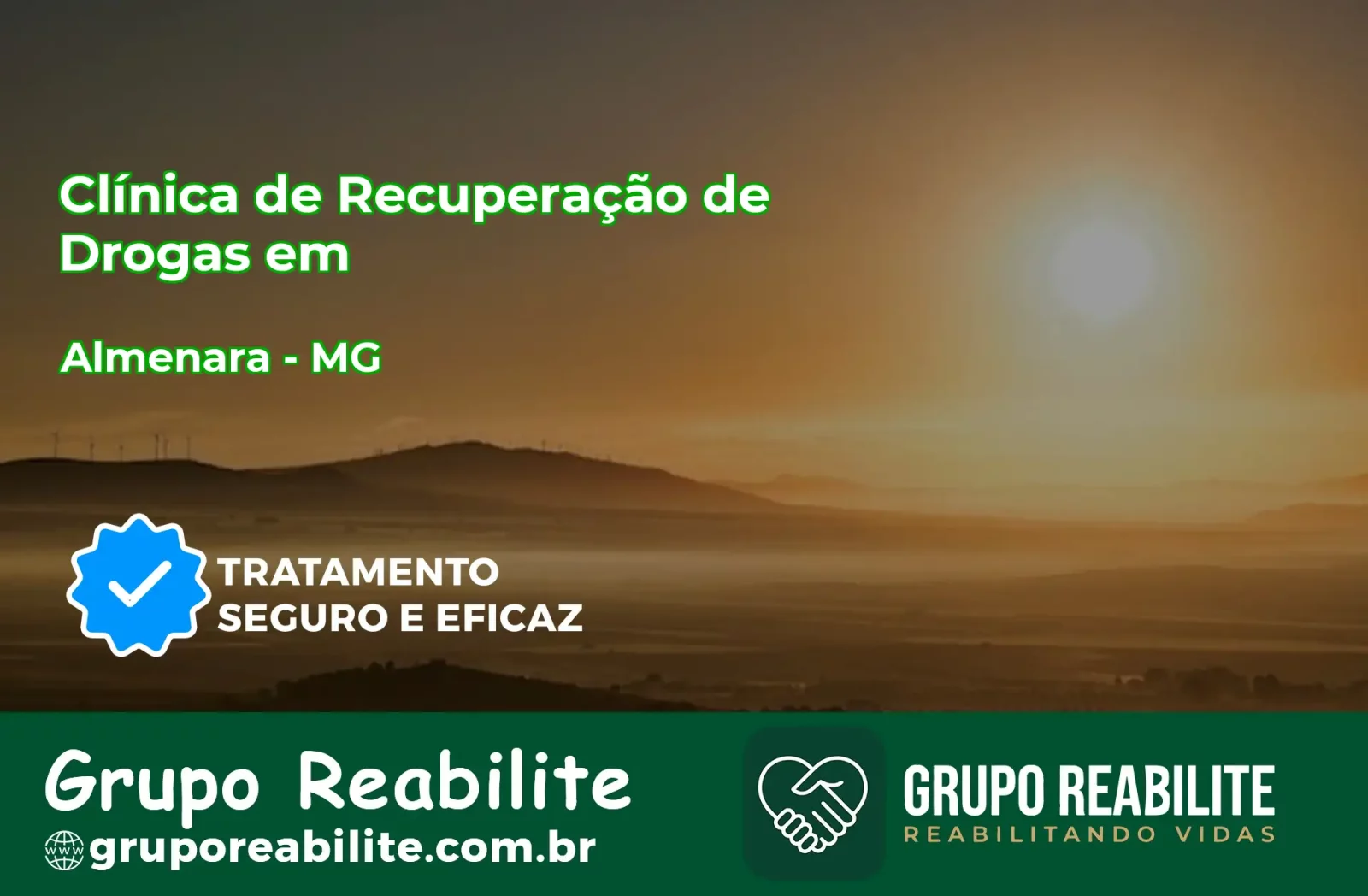 🚨 Clínica de Recuperação de Drogas em Almenara - MG