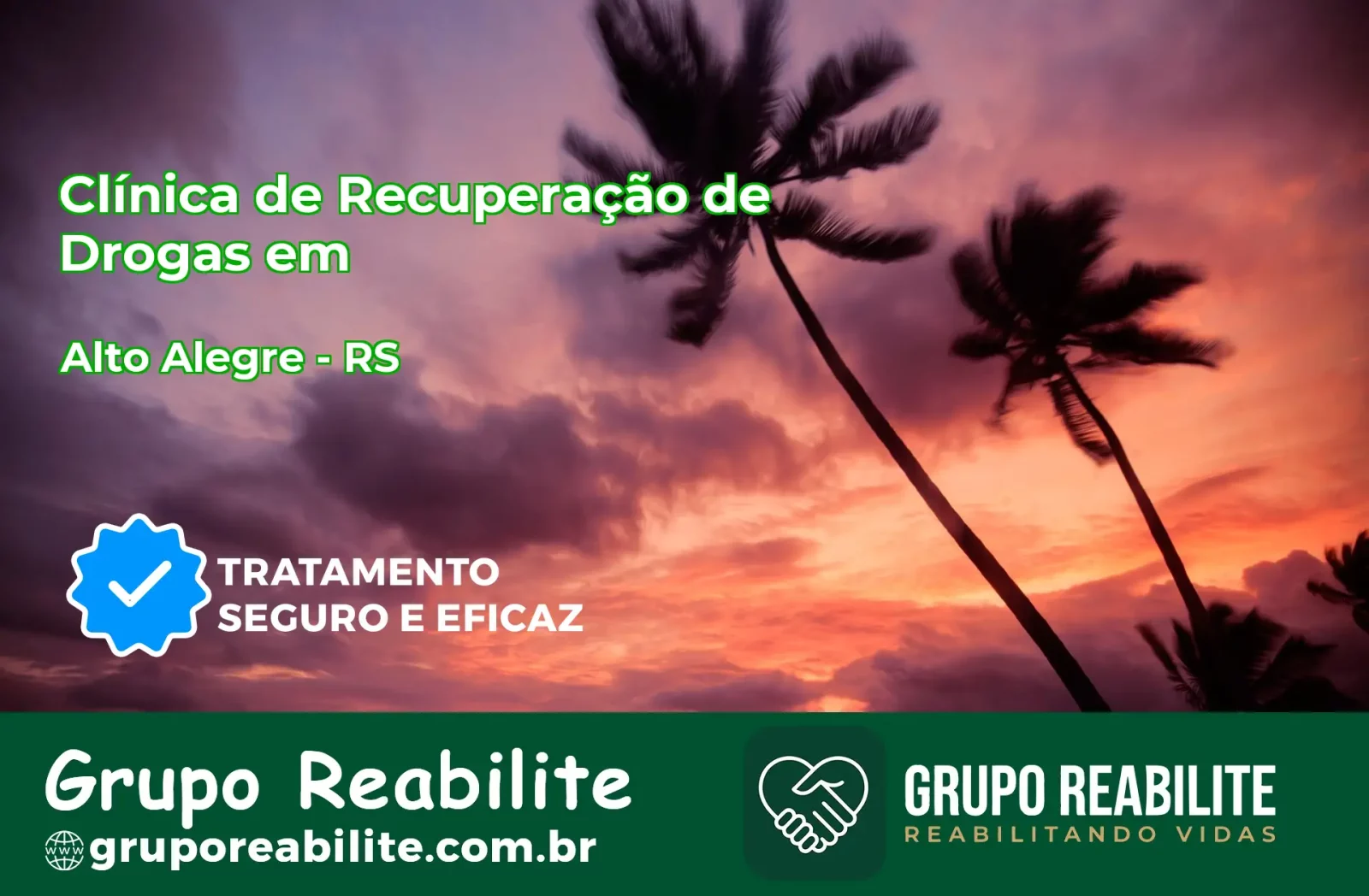 🚨 Clínica de Recuperação de Drogas em Alto Alegre - RS