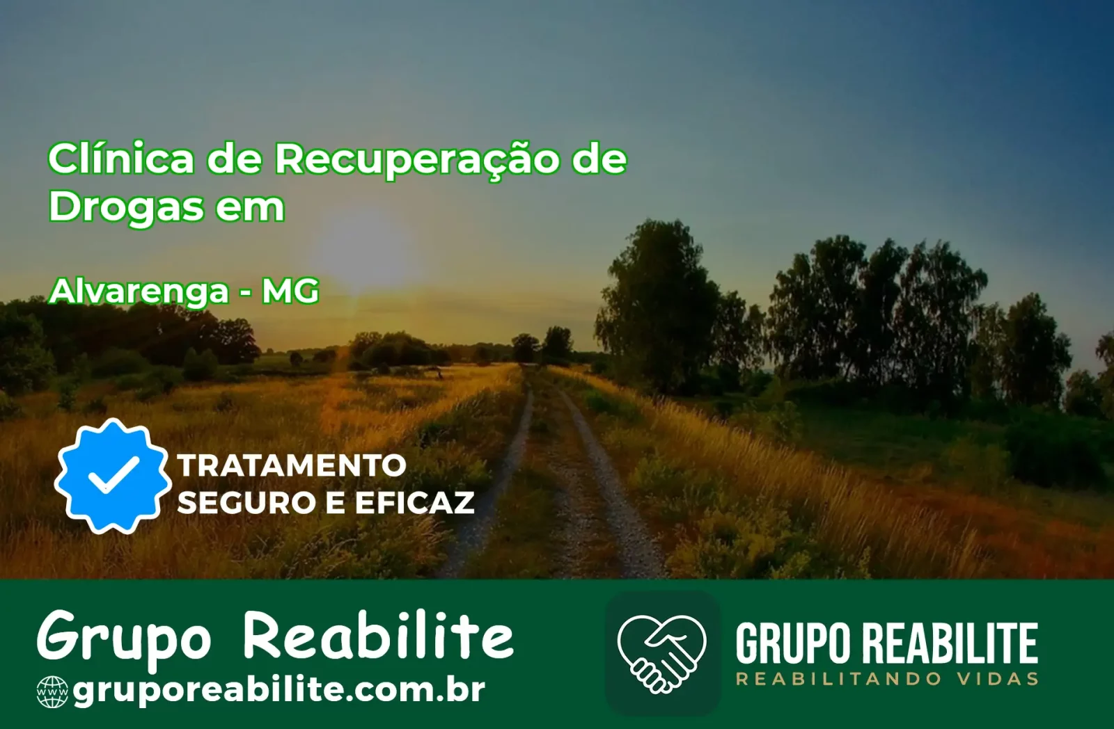 🚨 Clínica de Recuperação de Drogas em Alvarenga - MG