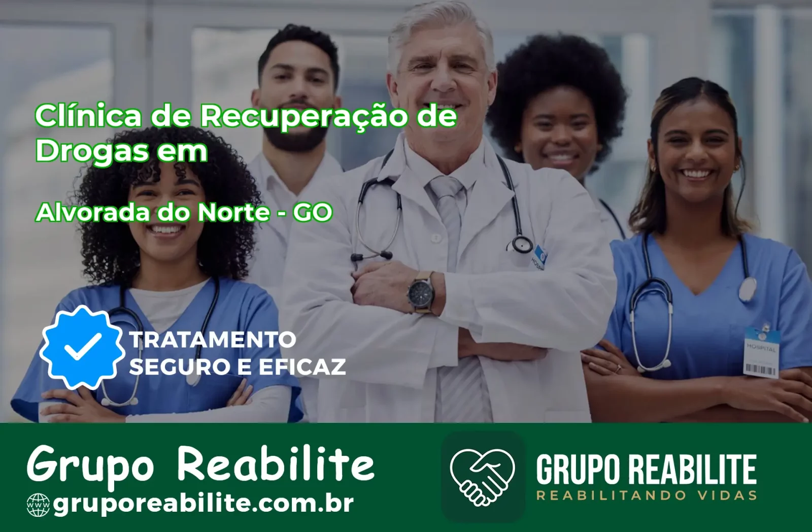 🚨 Clínica de Recuperação de Drogas em Alvorada do Norte - GO