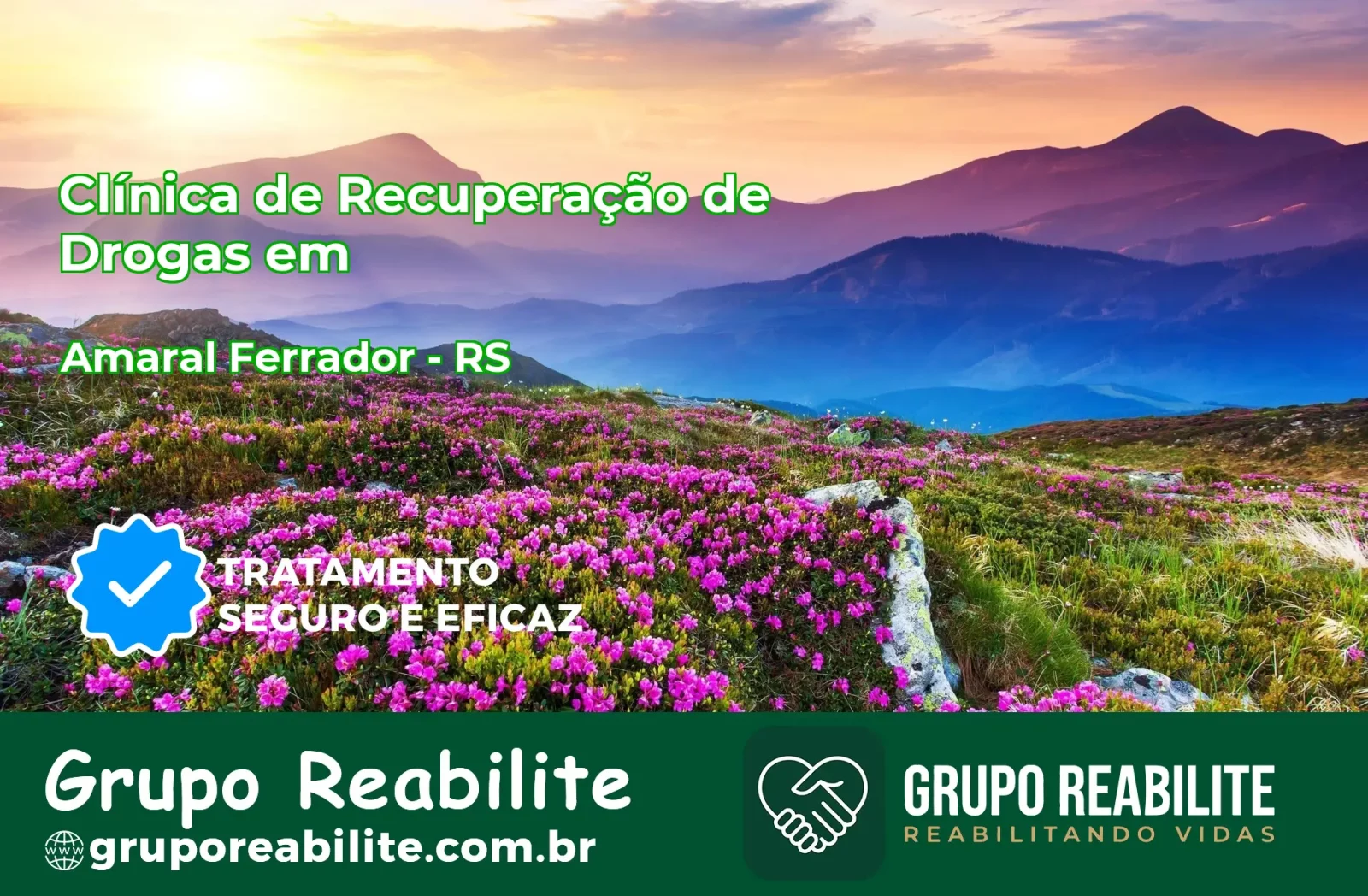 🚨 Clínica de Recuperação de Drogas em Amaral Ferrador - RS