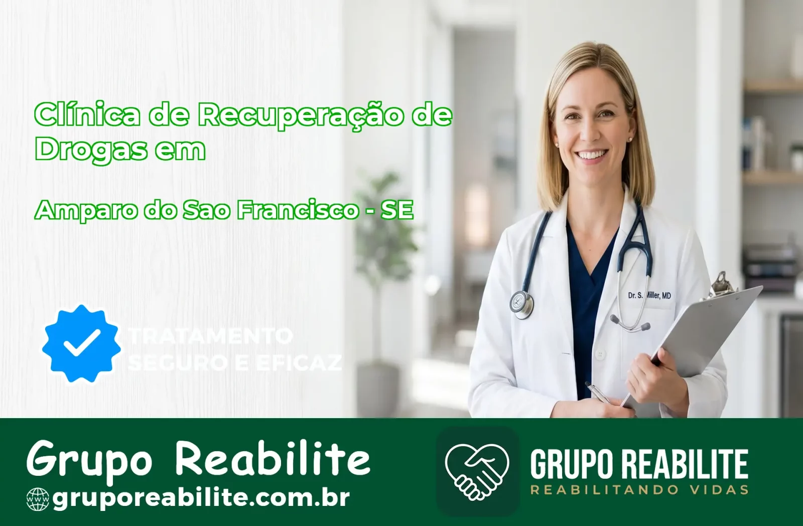 🚨 Clínica de Recuperação de Drogas em Amparo do São Francisco - SE