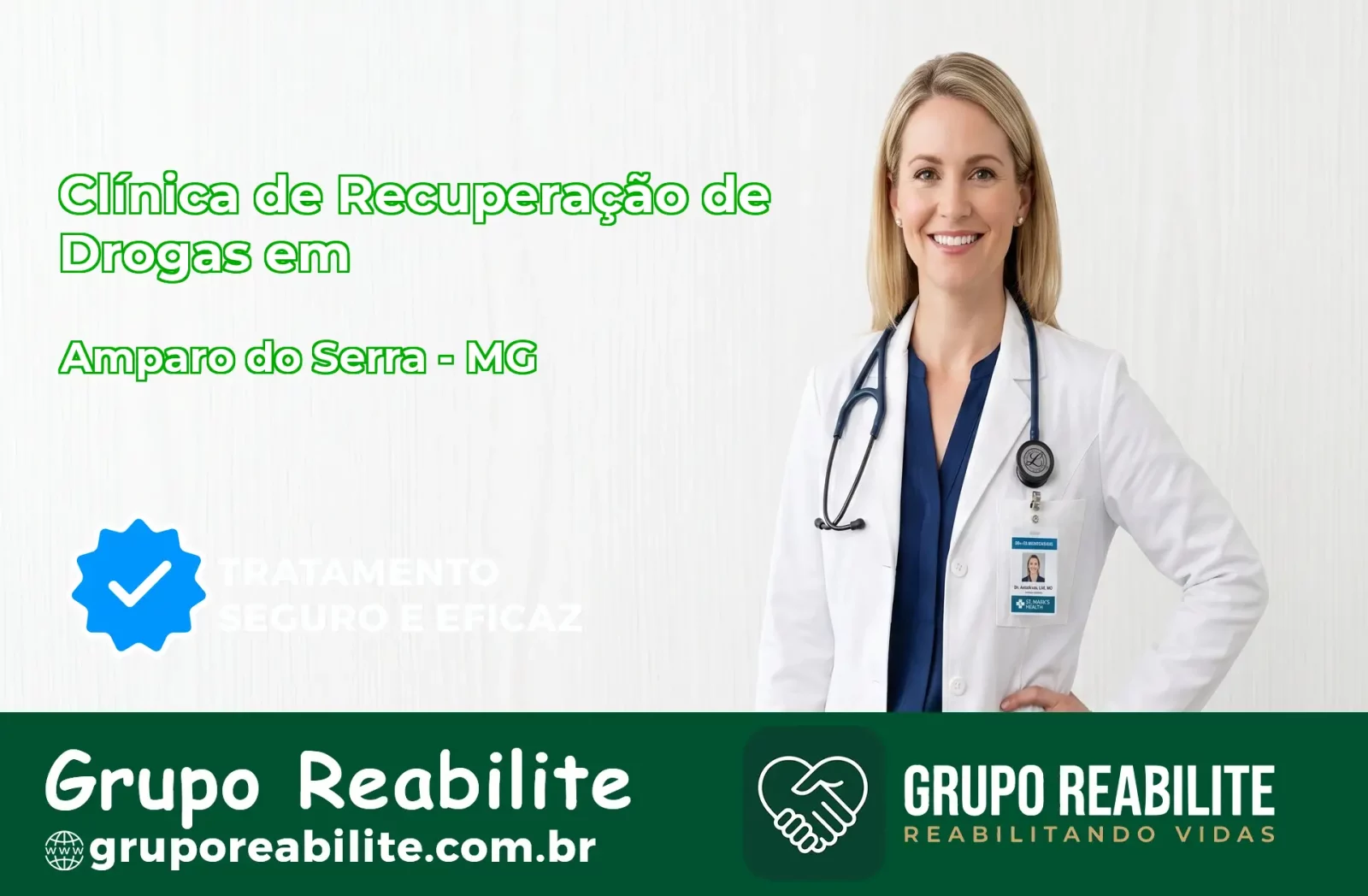 🚨 Clínica de Recuperação de Drogas em Amparo do Serra - MG