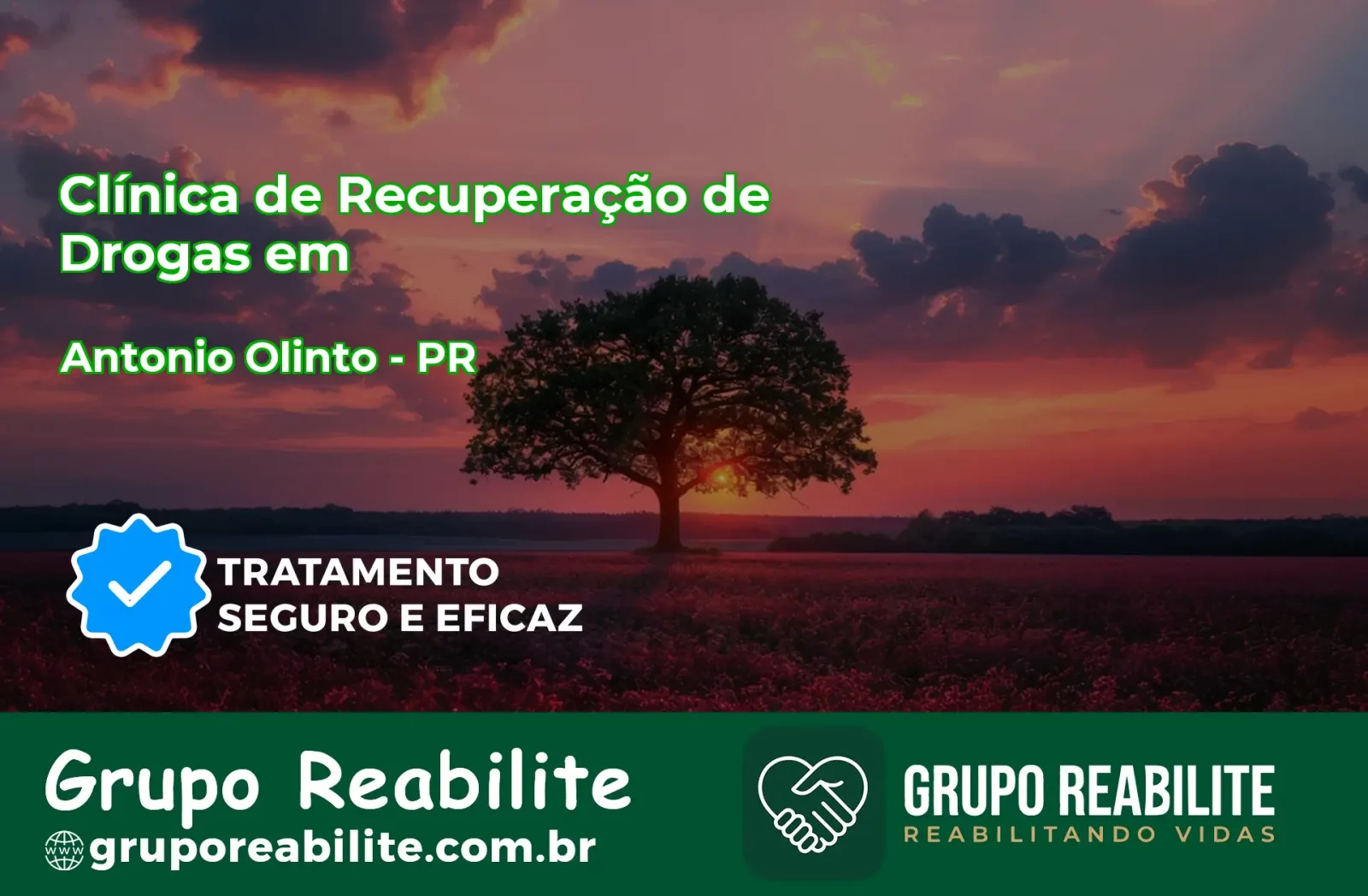 🚨 Clínica de Recuperação de Drogas em Antônio Olinto - PR