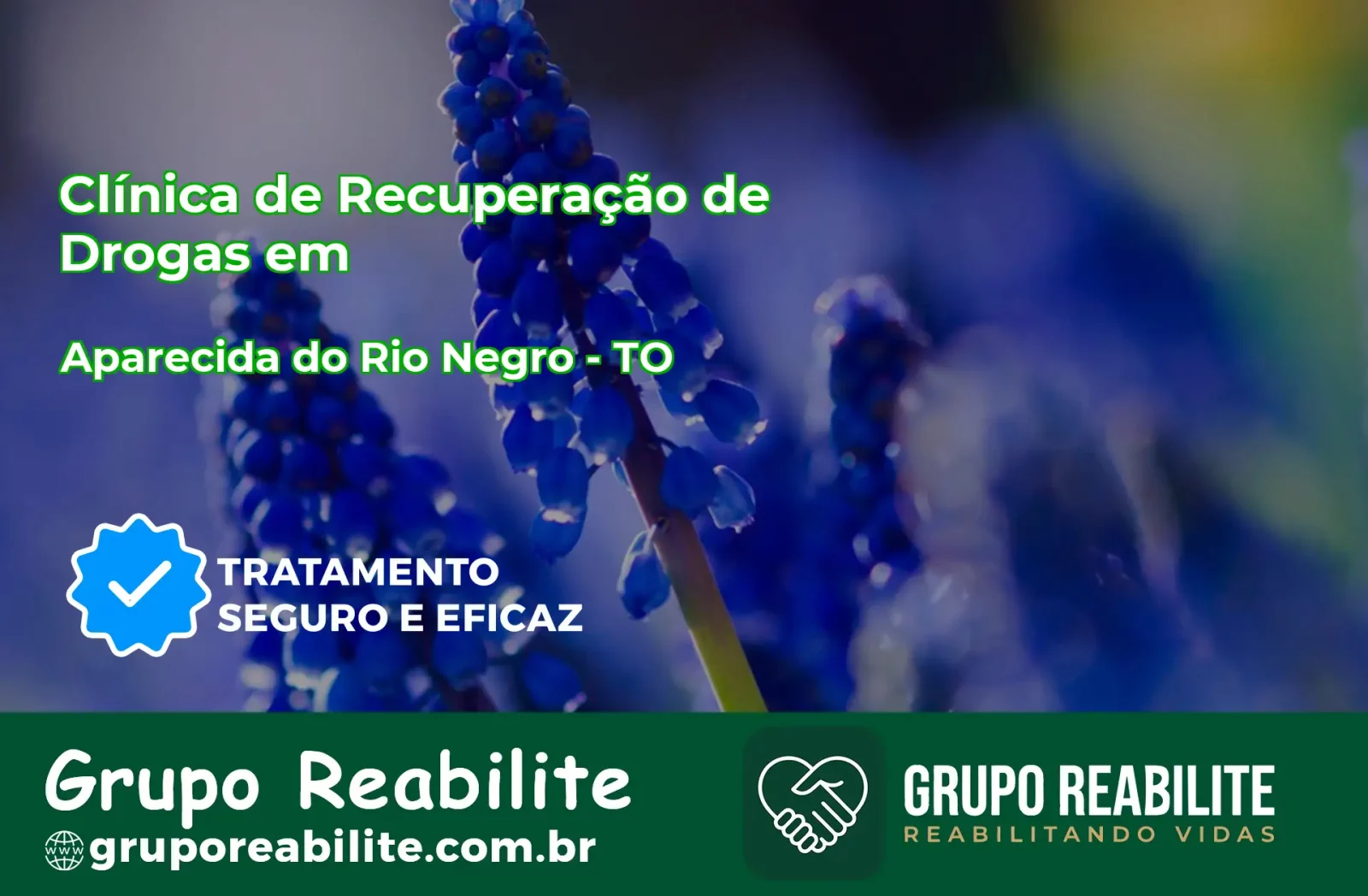 🚨 Clínica de Recuperação de Drogas em Aparecida do Rio Negro - TO