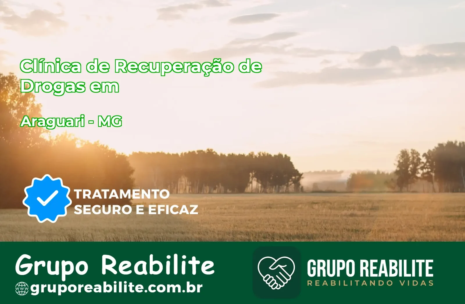 🚨 Clínica de Recuperação de Drogas em Araguari - MG