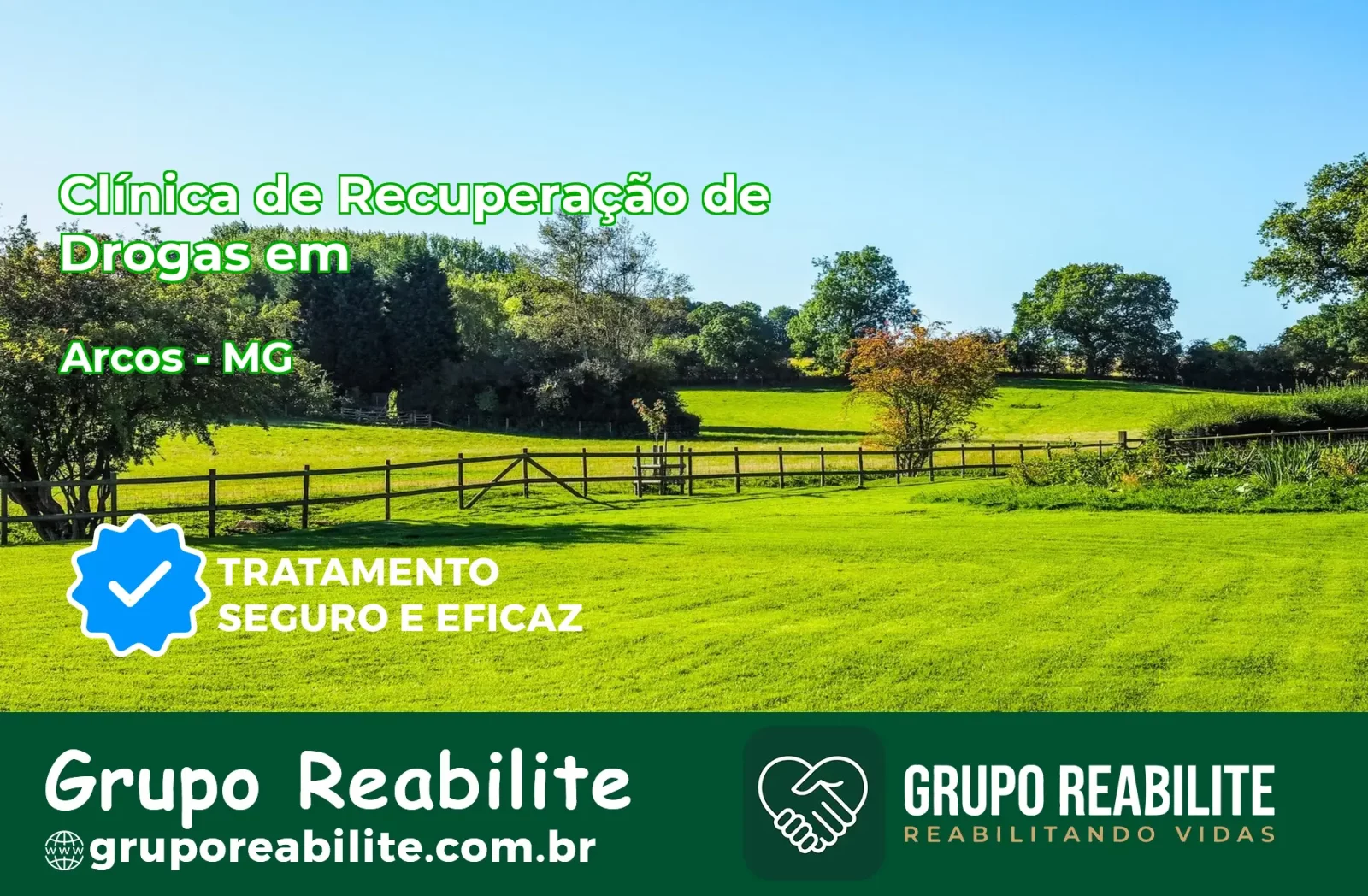 🚨 Clínica de Recuperação de Drogas em Arcos - MG
