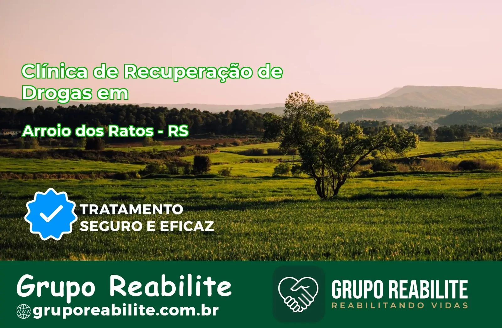 🚨 Clínica de Recuperação de Drogas em Arroio dos Ratos - RS