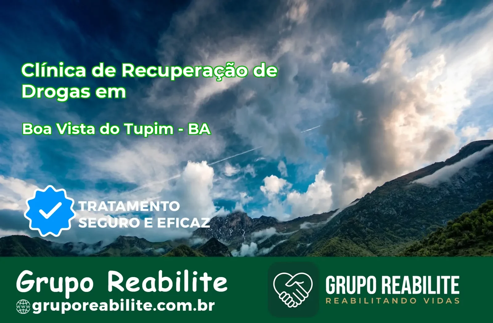 🚨 Clínica de Recuperação de Drogas em Boa Vista do Tupim - BA