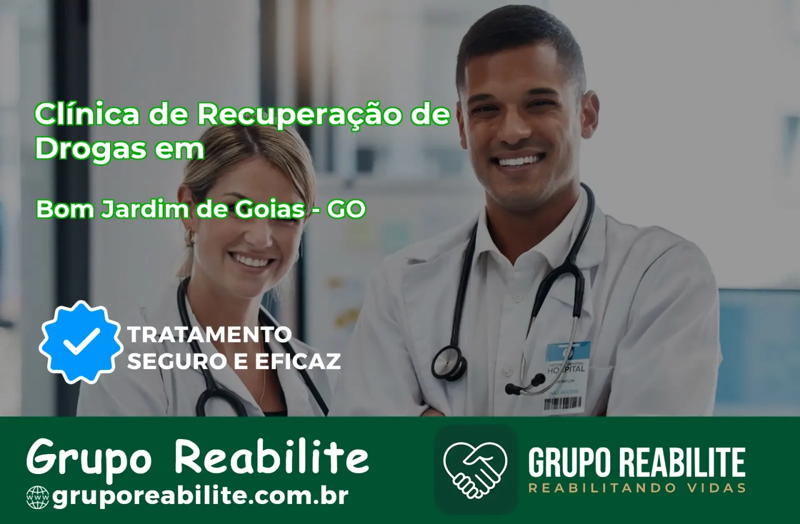 🚨 Clínica de Recuperação de Drogas em Bom Jardim de Goiás - GO