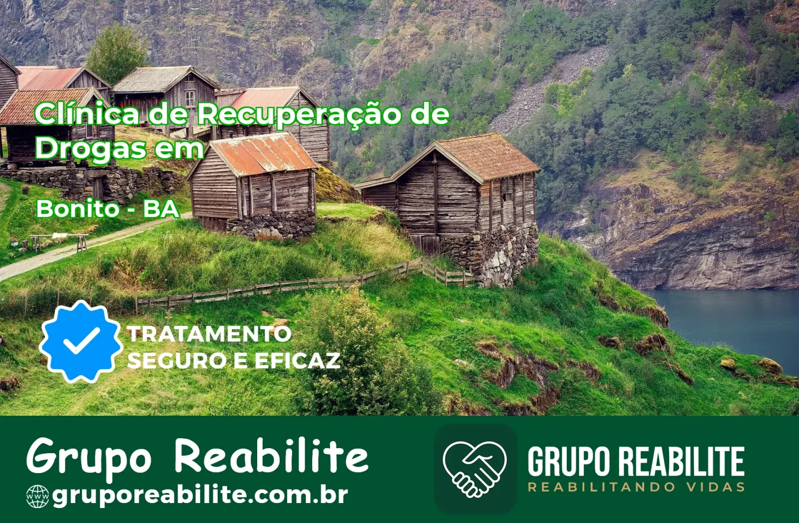 🚨 Clínica de Recuperação de Drogas em Bonito - BA