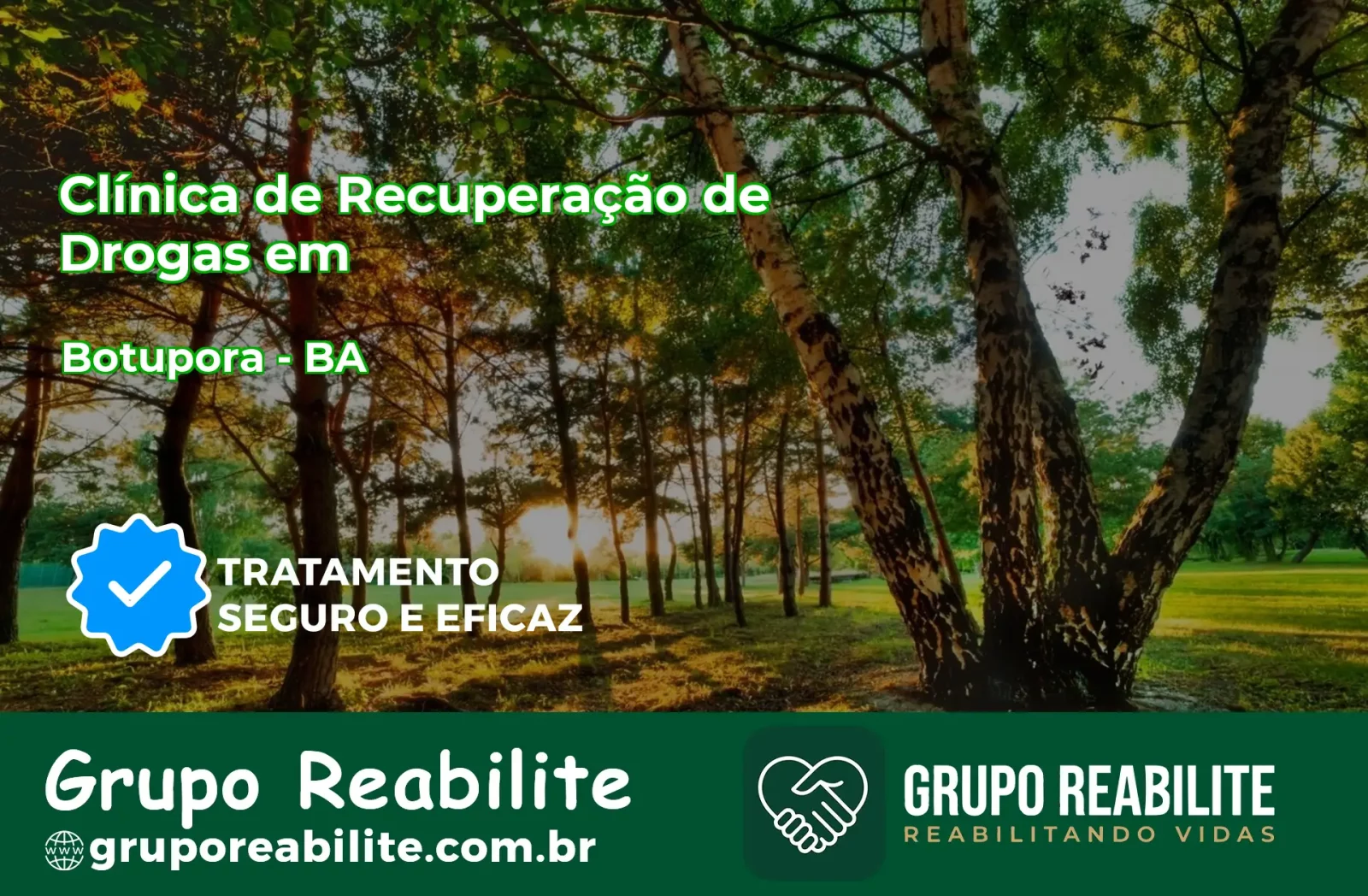 🚨 Clínica de Recuperação de Drogas em Botuporã - BA