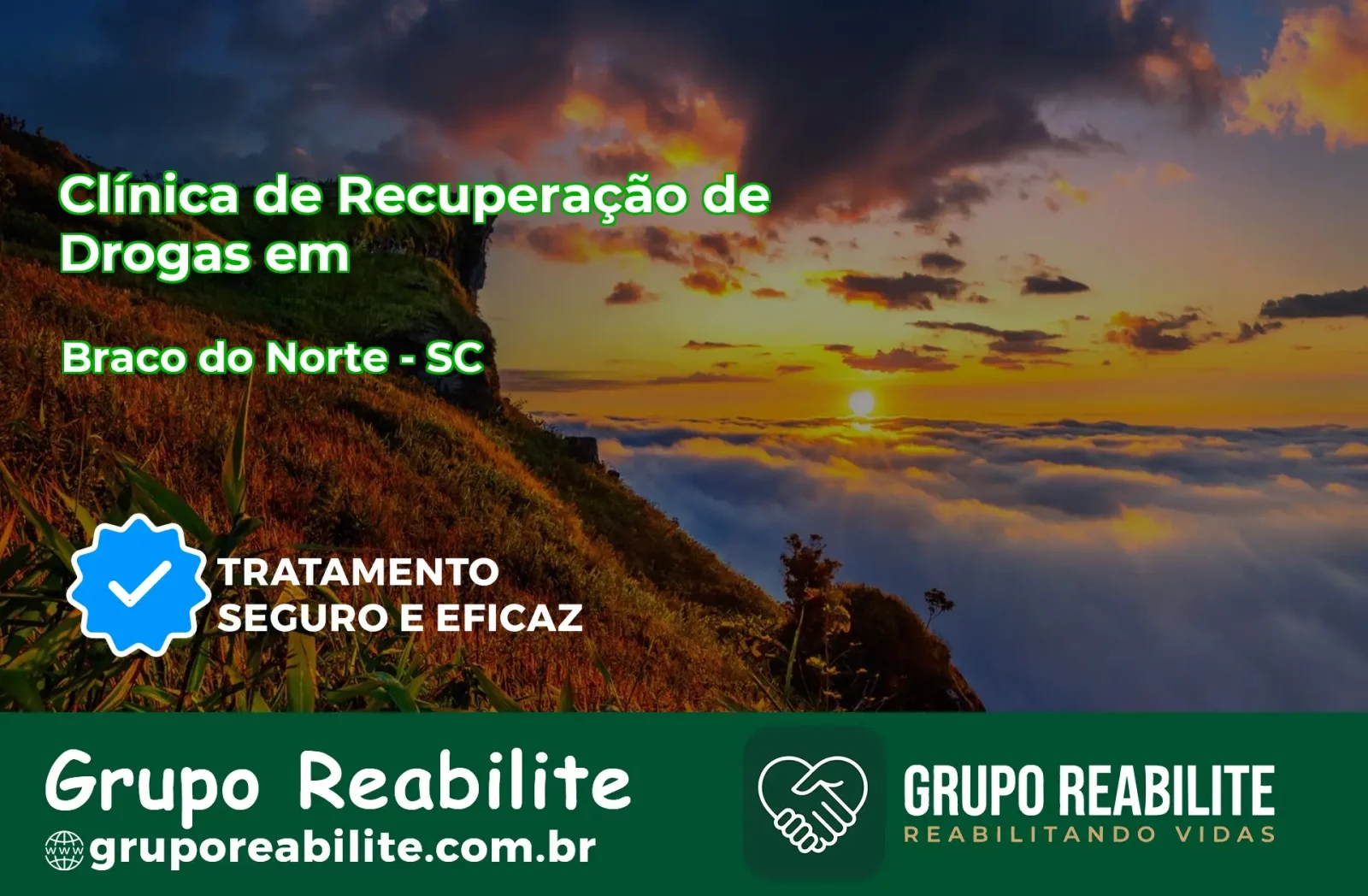 🚨 Clínica de Recuperação de Drogas em Braço do Norte - SC