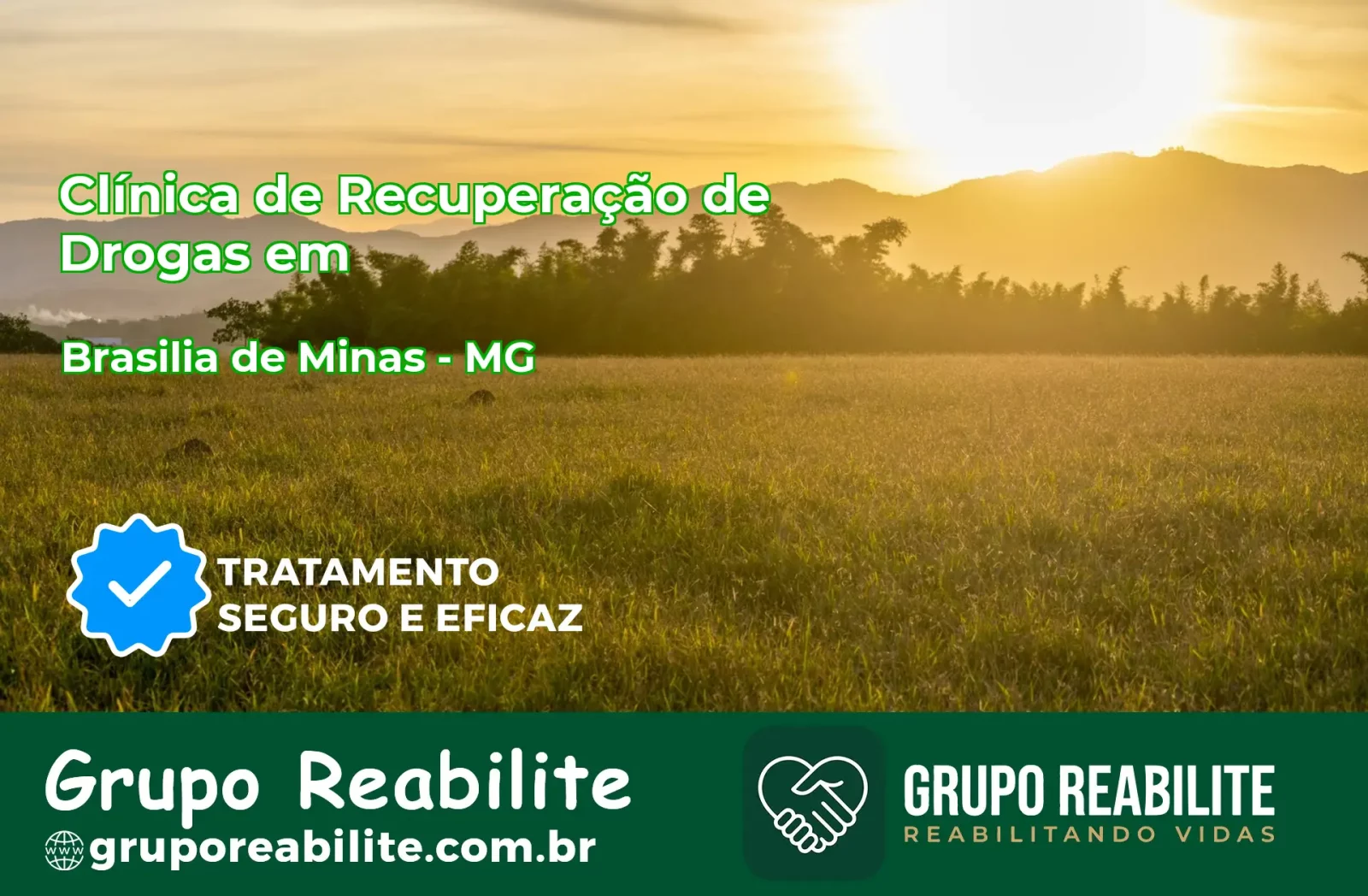 🚨 Clínica de Recuperação de Drogas em Brasília de Minas - MG