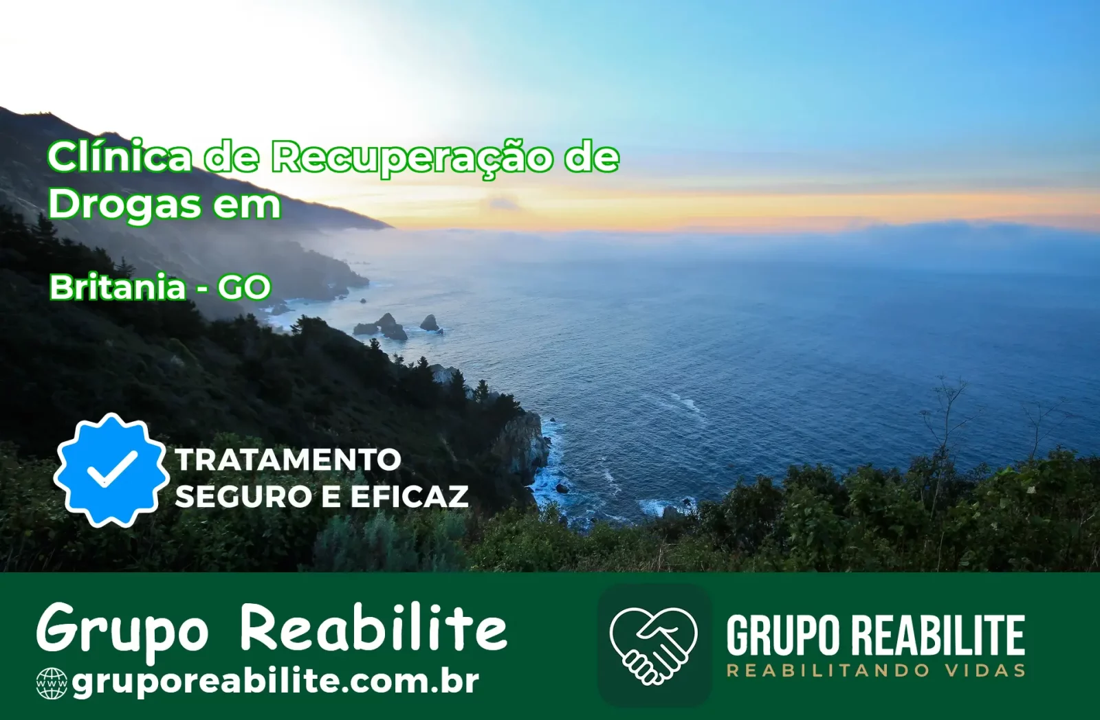 🚨 Clínica de Recuperação de Drogas em Britânia - GO