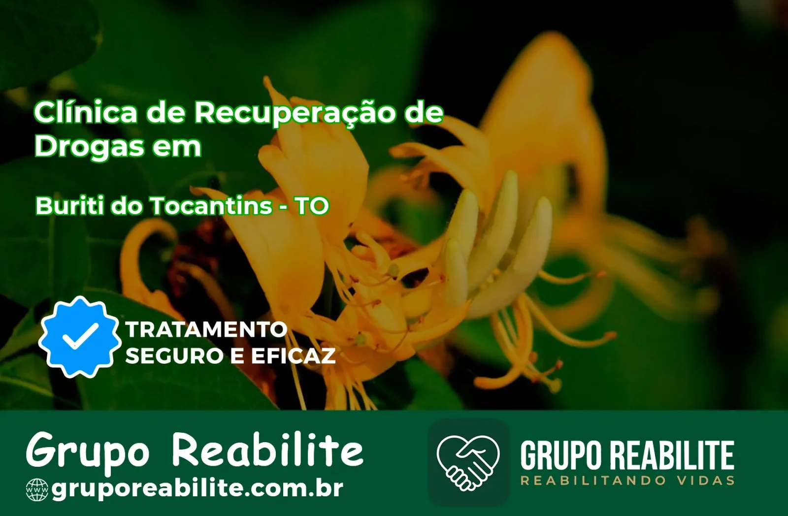 🚨 Clínica de Recuperação de Drogas em Buriti do Tocantins - TO