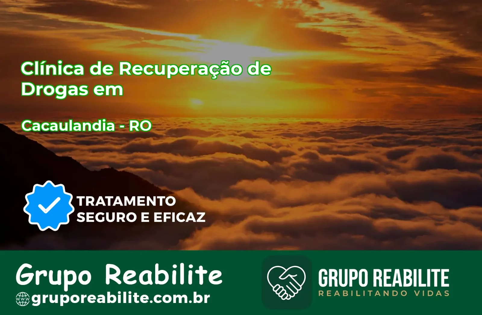 🚨 Clínica de Recuperação de Drogas em Cacaulândia - RO