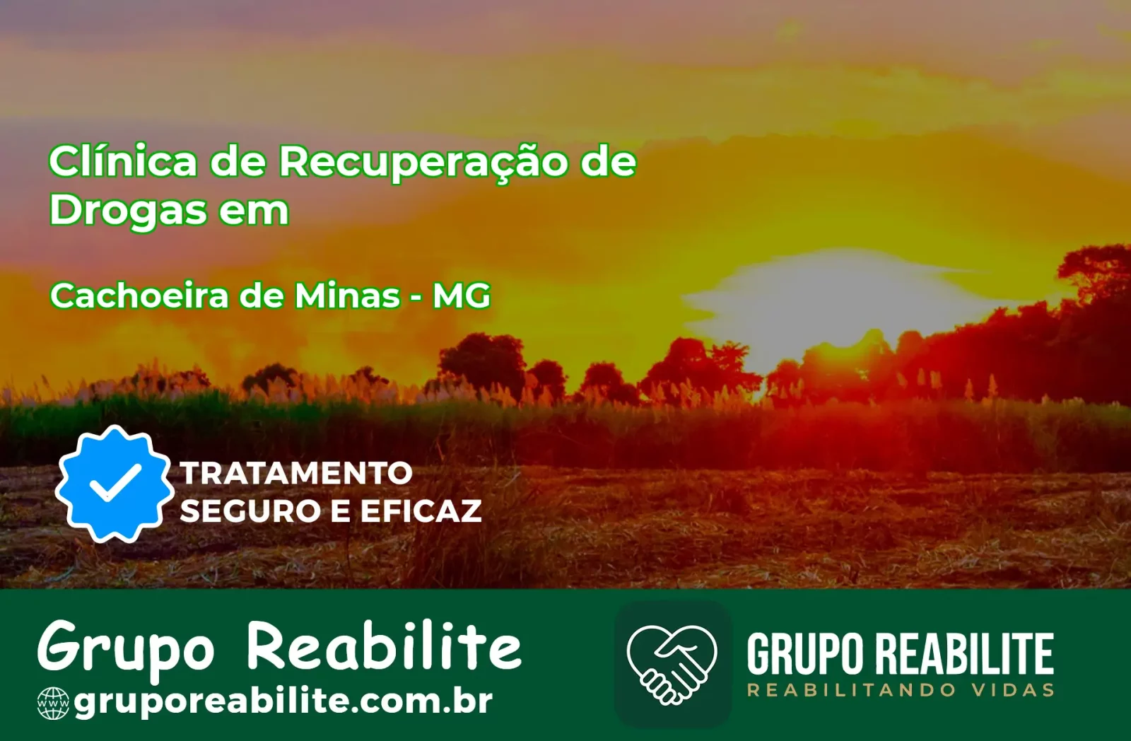 🚨 Clínica de Recuperação de Drogas em Cachoeira de Minas - MG
