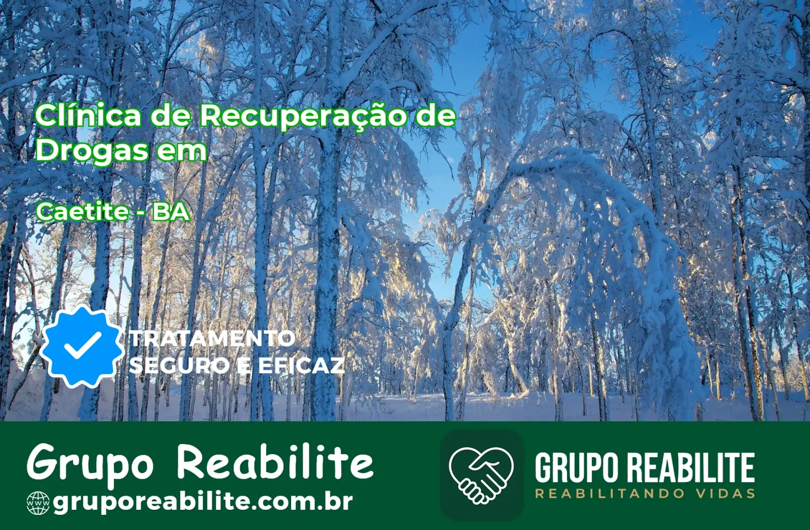 🚨 Clínica de Recuperação de Drogas em Caetité - BA