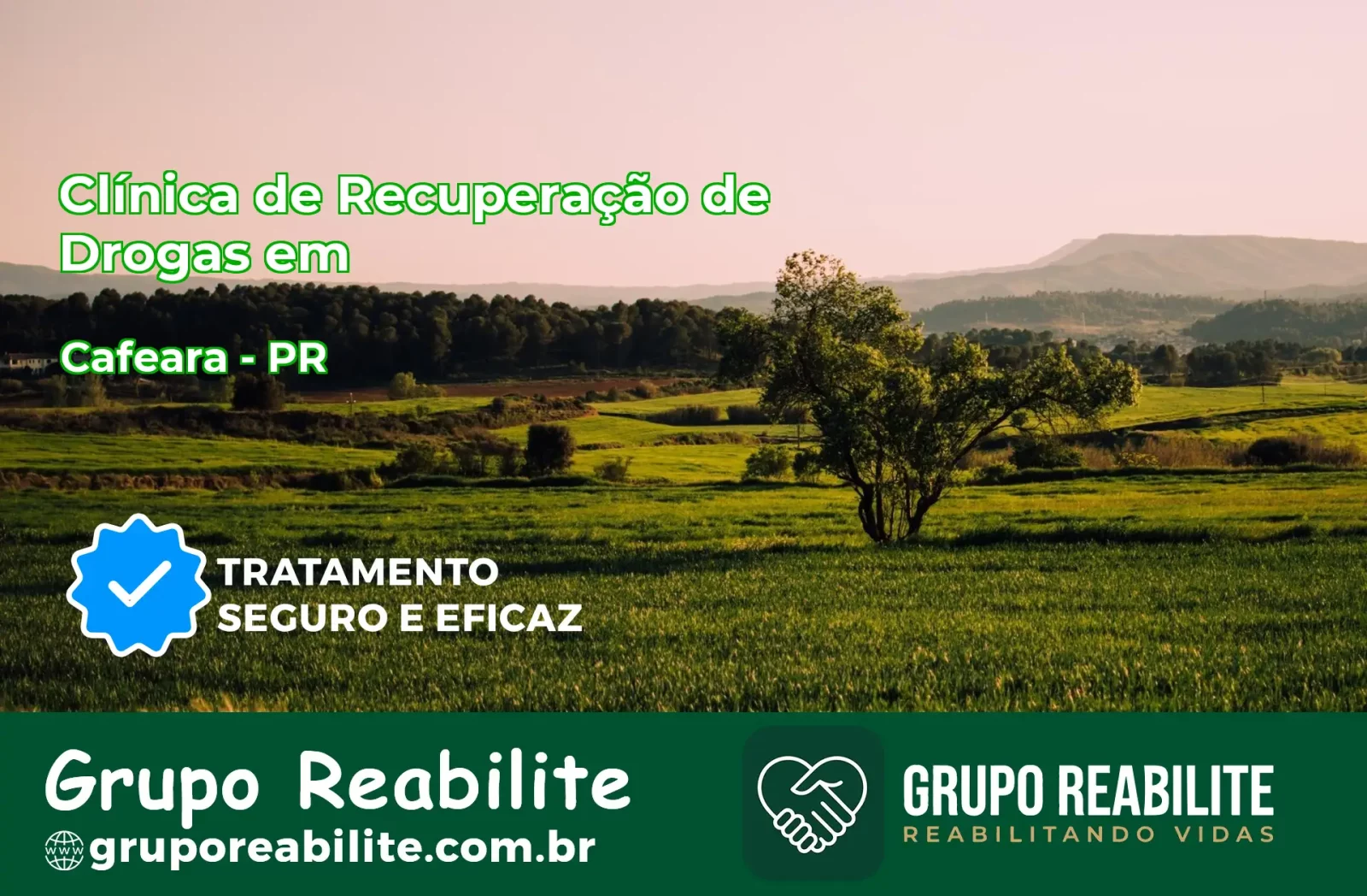 🚨 Clínica de Recuperação de Drogas em Cafeara - PR