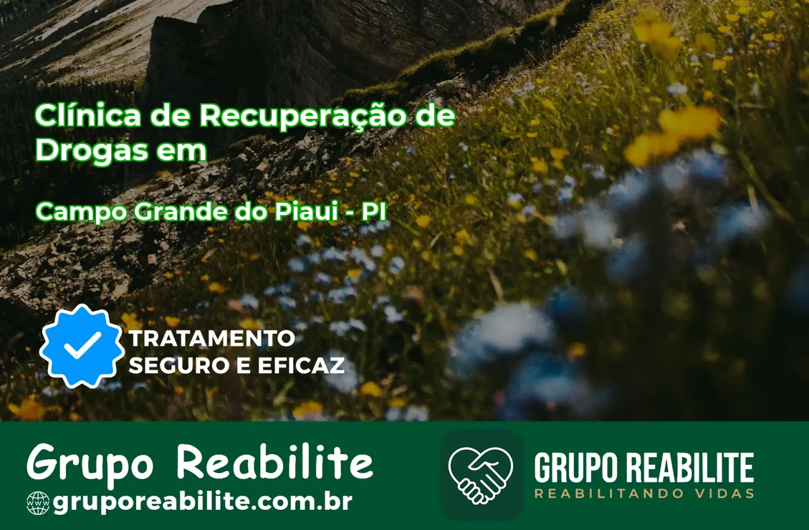 🚨 Clínica de Recuperação de Drogas em Campo Grande do Piauí - PI
