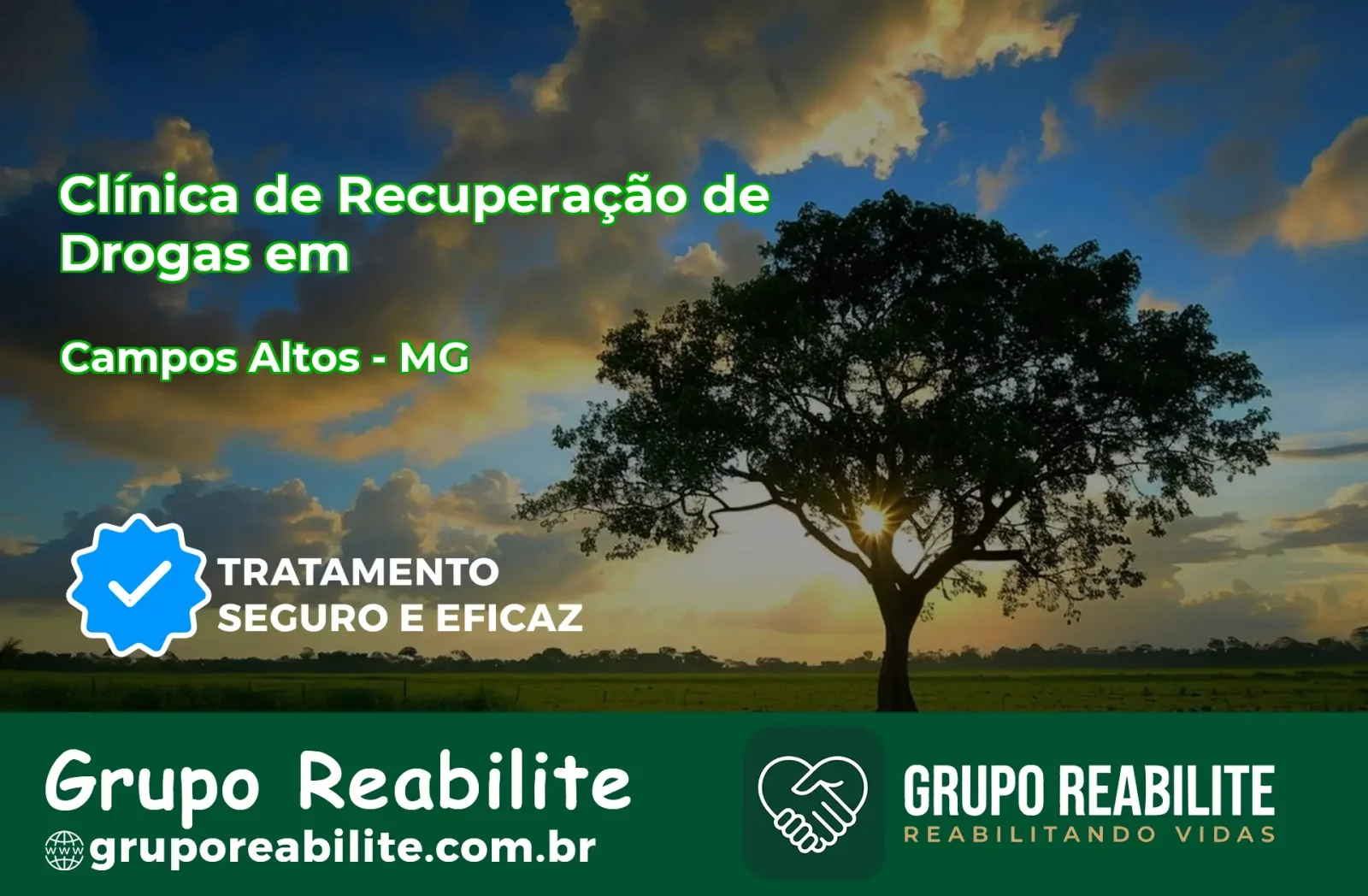 🚨 Clínica de Recuperação de Drogas em Campos Altos - MG