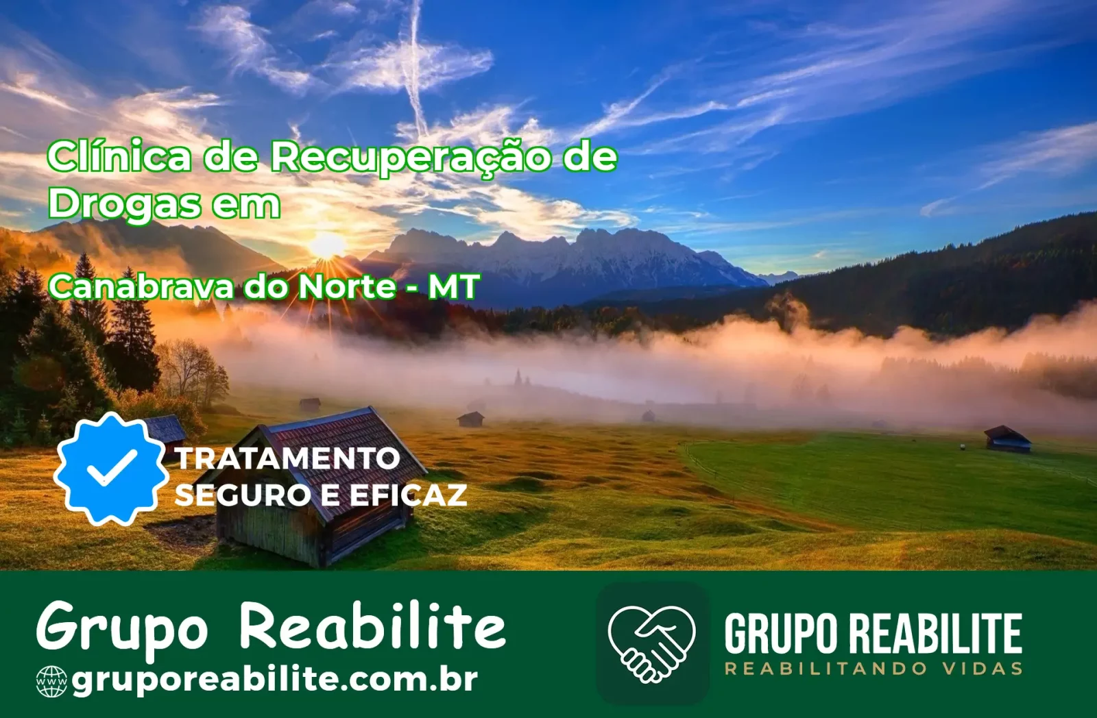 🚨 Clínica de Recuperação de Drogas em Canabrava do Norte - MT