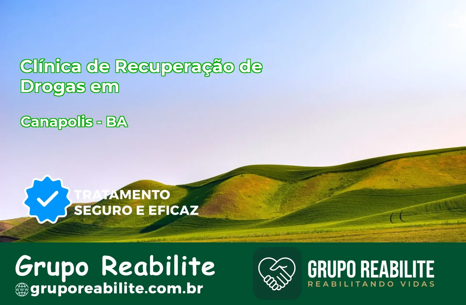 🚨 Clínica de Recuperação de Drogas em Canápolis - BA