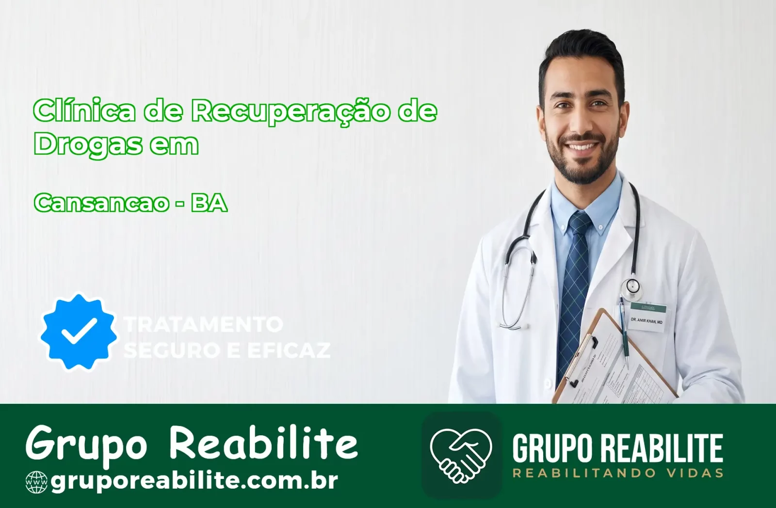 🚨 Clínica de Recuperação de Drogas em Cansanção - BA