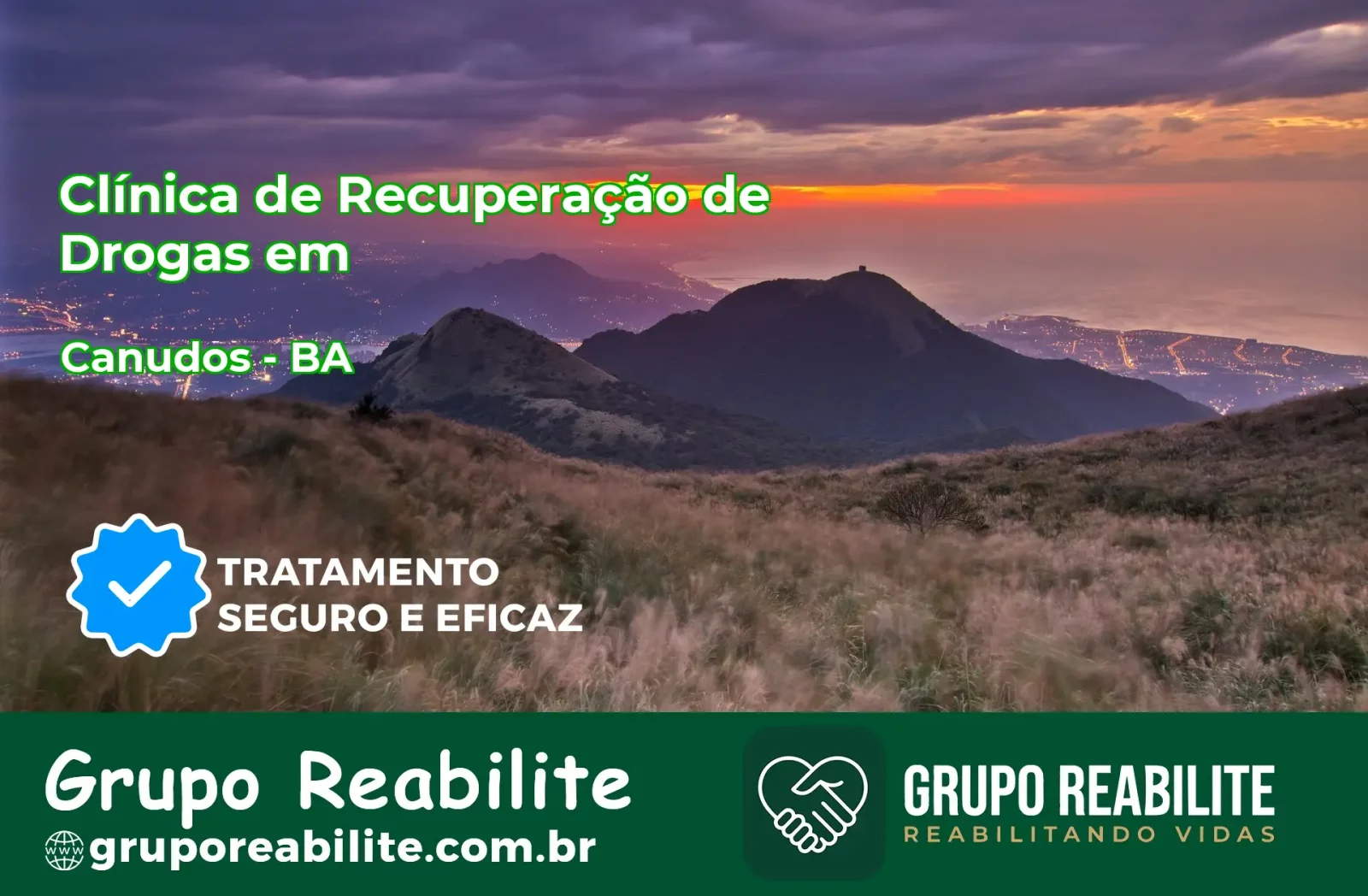 🚨 Clínica de Recuperação de Drogas em Canudos - BA
